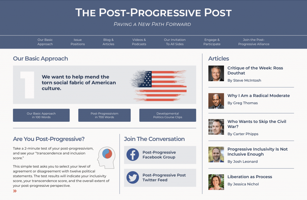 The Post-Progressive Post